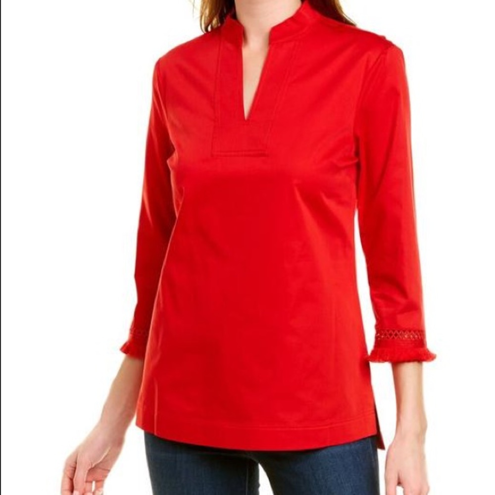 Brooks Brothers Mandarin collar tunic